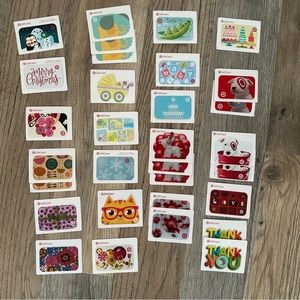 Lot of Target Girt Cards Collectable Cards